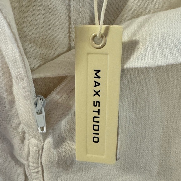 Brand New - Never Worn - Max Studio Wide-Legged Linen Pants - Picture 4 of 8